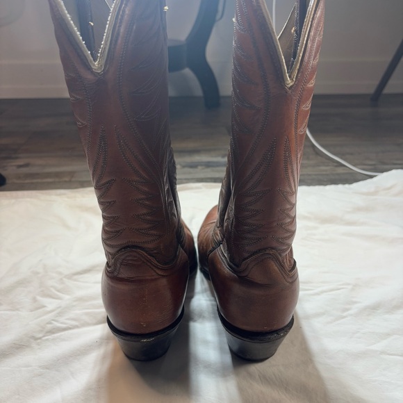 Vintage ACME Men’s Cowboy Brown Boots Size 10 - Picture 5 of 9